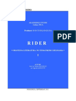 Rider - Opsta Sociologija