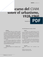 El discurso del CIAM sobre el urbanismo, 1928-1960