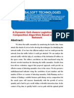 IEEE 2014 .NET PARALLEL DISTRIBUTION PROJECT A Dynamic QoS-Aware Logistics Service Composition Algorithm Based On Social