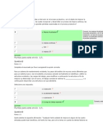 Quiz 2 Mantenimiento Industrial