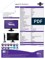 BenQ GW2255 Spec Sheet