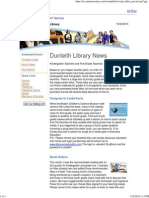 Dunleith Library Newsletter October 24