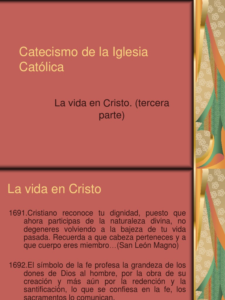 Catecismo de La Iglesia Católica Parte