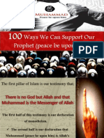 100 Ways We Can Support Our Prophet