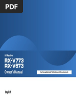 RX V673 Manual New