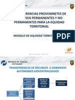 Min Finanzas Ecuador 2011 Presentacion Modelo de Equidad COOTAD