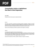 TIBLE, Jean. Cosmologias Contra o Capitalismo - Marx e Kopenawa