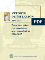 Reporte de Inflacion Abril 2014