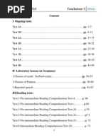 touchstone test oral 2 3 Unit Quizz Written Touchstone  2nd  edition Key Answer 1