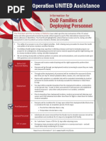 Ebola Fact Sheet For DoD Families of Deploying Personnel