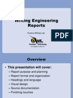 Engineering Report Guide