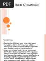 Download iklim organisasi by nicothala SN245313001 doc pdf
