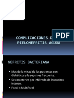 Complicaciones de Pielonefritis Aguda