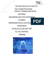Identificación, Certificados y Firmas Digitales (Seguridad Multiplataforma)