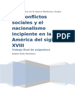 Conflictos Sociales y Nacionalismo Incipiente. Rubén Ruiz