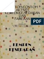 Contoh Aktiviti-Aktiviti Kempen Kesedaran Dan Pameran