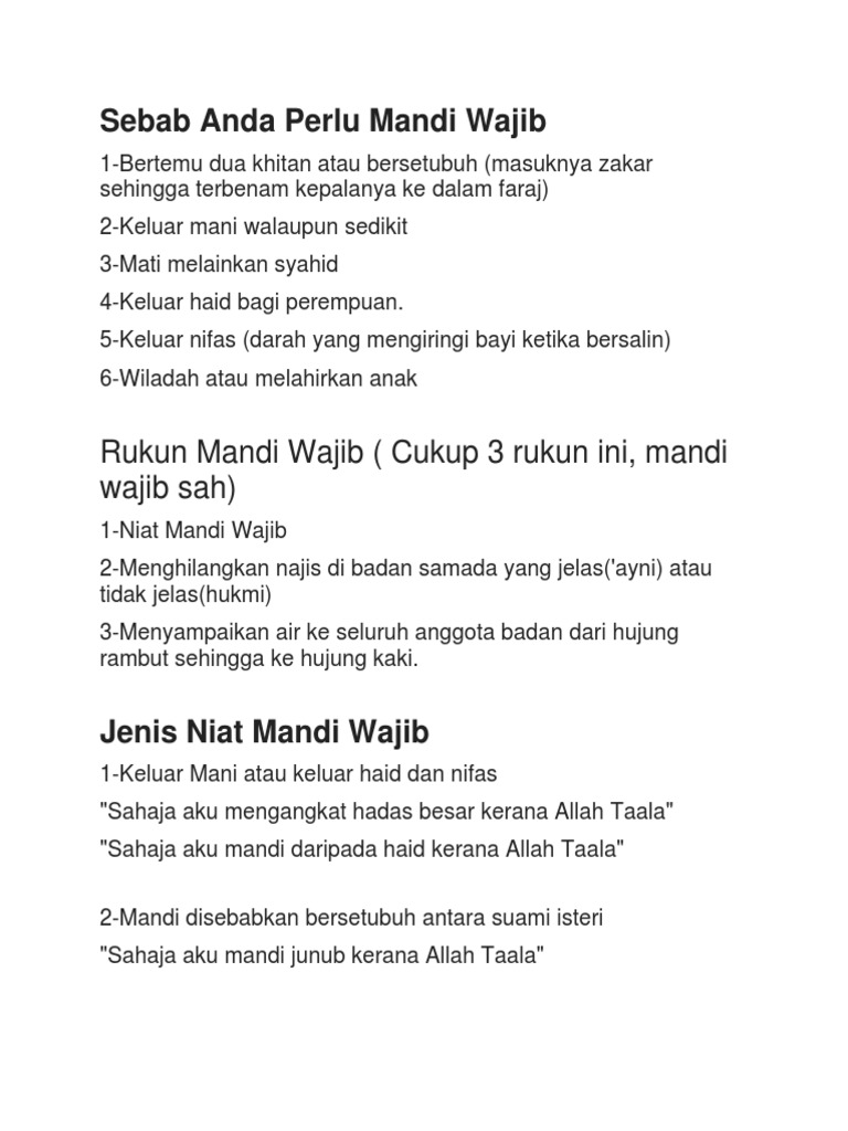 Mandi Wajib Pdf