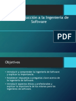 Introducción A Ingeniería de Software