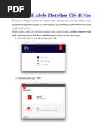 Download Cara Install Adobe PhotoShop CS6 Di Mac by FahriNyaMaria SN245325975 doc pdf