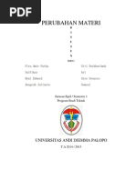Download PERUBAHAN MATERI by firaamirpatha SN245328355 doc pdf