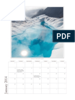 Photo Calendar Template - Ms Office Word Pro Plus 2013
