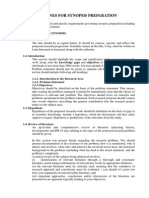 Guidelines For Synopsis PDF