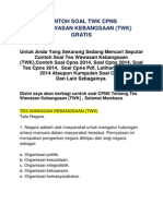 Download Contoh Soal Twk Cpns Dan Jawabannya by Rantifebri SN245333594 doc pdf