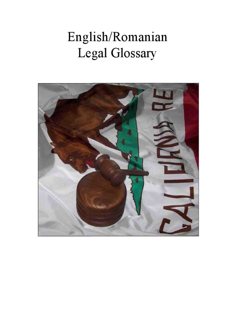 English Legal Dictionary 2 PDF Common Law Public Law