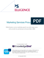 Marketing Services Procurement