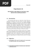 Experiment 2 Manual - Speed of Sound PDF