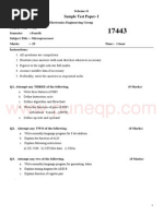 Sample Test Paper OnMicroprocessors