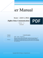 User Manual For ZigBee Module (SZ05-L-PRO) V1.1