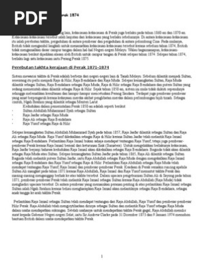 Campur Tangan British Di Perak 1874 Pdf