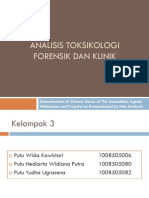 Analisis Toksikologi Forensik Dan Klinik