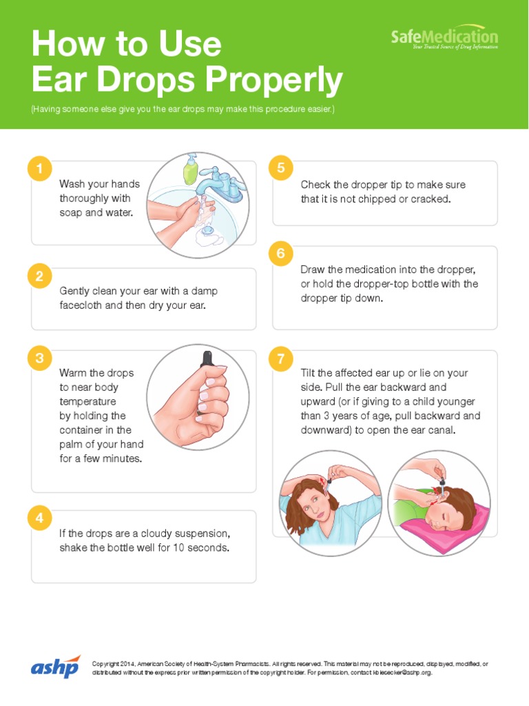 How To Use Ear Drops Properly (Having Someone Else Give You The Ear