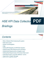 HSE KPI Data Collection Tool Briefings