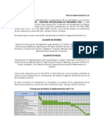 Plan de Implementación S.I.G.