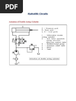 Actuation of Double Acting Cylinder:: Hydraulic Circuits