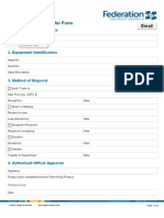 Asset Disposal Form Finance