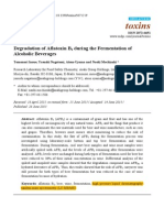 Degradation of Aflatoxin B1 During the Fermentation of Alcoholic Beverages