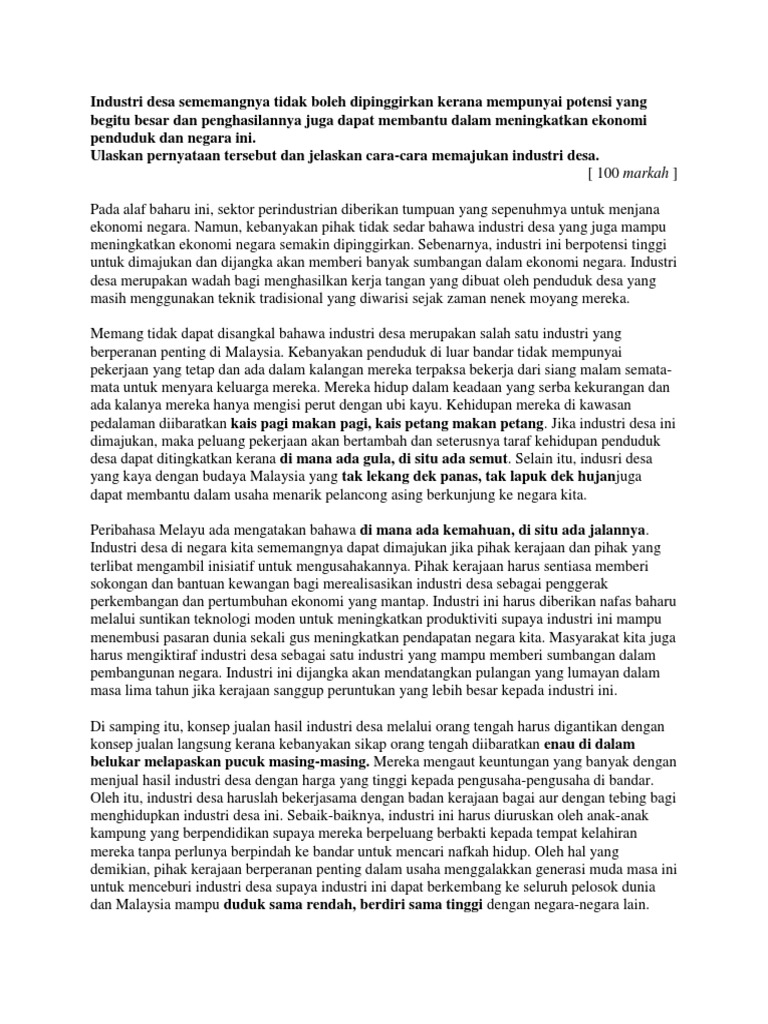 Karangan Spm 1 Pdf
