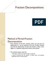 Partial Fraction Decompositions