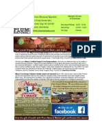 Plum Natural Market November Newsletter 2014 