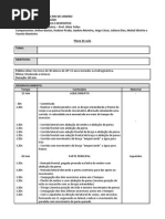 Plano de Aula - Hidro 