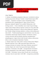 Download Soal Jawab Lomba Cerdas Cermat 4 Pilar Lengkap by Freddy Sanders SN245375312 doc pdf