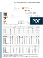 Drylin SLW - Delivery Program - Trapezoidal Thread: (Per 100 MM) Axial Radial (MM) (KG) (KG) (N) (N)