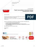 Flight Cancellation Notice Updates Next Available Flight