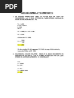 Interes Simple y Compuesto