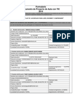 Formulario Proyectos de Aula Observaciones