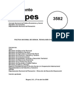 Documento Compes Ciencia Tecnologia 3582